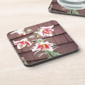 Seidenstraßenlilie Getränkeuntersetzer (Linke Seite)