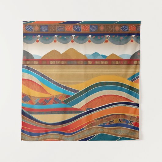 Seidenstraßenwickler #2 wandteppich (Vorderseite)