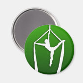 Seidentänzer auf Green Magnet (Vorderseite/Rückseite)