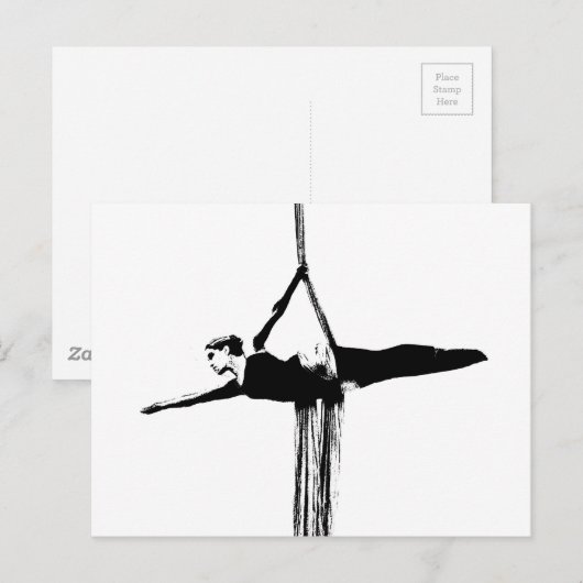 Seidentänzer Postkarte (Vorne/Hinten)