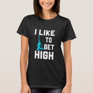 Seidentänzerin Luftakrobatin Aerobic Artist Luft F T-Shirt