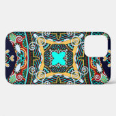 Seidentuch oder Karree-Musterdesign Case-Mate iPhone Hülle (Rückseite (Horizontal))