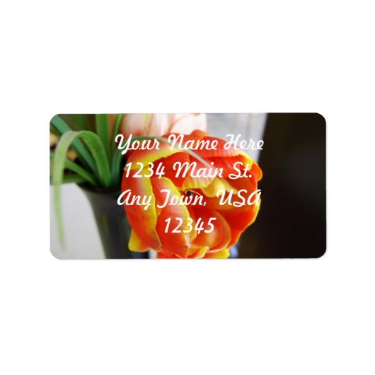 Seidentulip Adressaufkleber (Vorne)