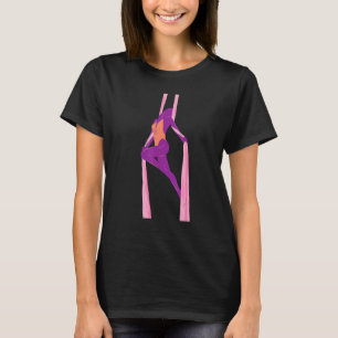 Seidenturnen Yoga Seiltänzer Yogi Tanz Akrobatik T-Shirt