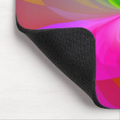 Seidenvorhang-Blume Mousepad (Ecke)