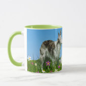 Seidenwindhunde Tasse (Links)