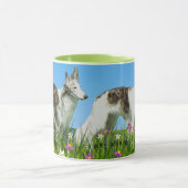 Seidenwindhunde Tasse (Zentrum)