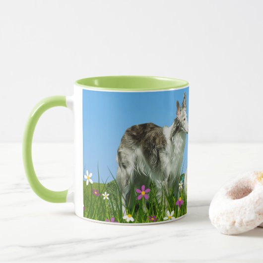 Seidenwindhunde Tasse (Mit Donut)