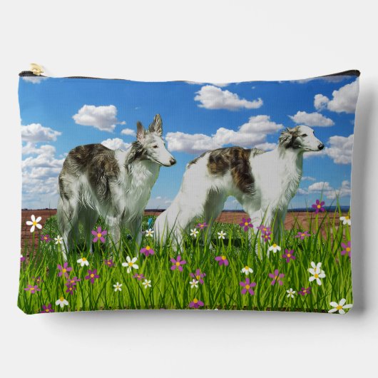 Seidenwindhunde Zubehörtasche (Vorderseite)