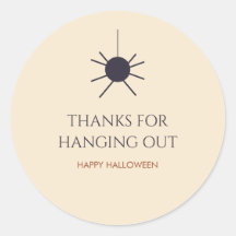 Seidige Danke-Editierbare-Halloween-Spinne-Gunst