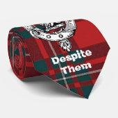 Seidige das Polyester-Krawatte w/Badge MacGregor Krawatte (Gerollt)