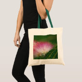Seidige rosa Mimose Tragetasche (Vorderseite (Produkt))
