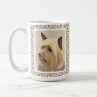 Seidiger Terrier-Malerei - niedliche ursprüngliche