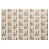 Seidiger Terrier-Malerei - niedliche ursprüngliche Stoff (Fat Quarter (45,7 x 55,9 cm))