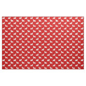 Seidiger Terrier-Silhouette-Muster Stoff (Yard (91,4 cm))