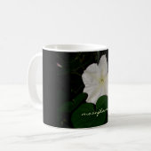 Seidiges Nacht-Blühendes Moonflower Kaffeetasse (Vorderseite Links)