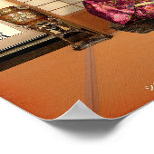 Seidiges Reispulver Poster (Ecke)