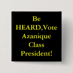 Seien, Abstimmung Azanique Klassen-Präsident Button
