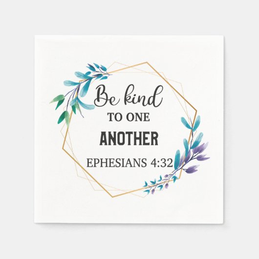 Seien freundlich miteinander serviette (Vorderseite)