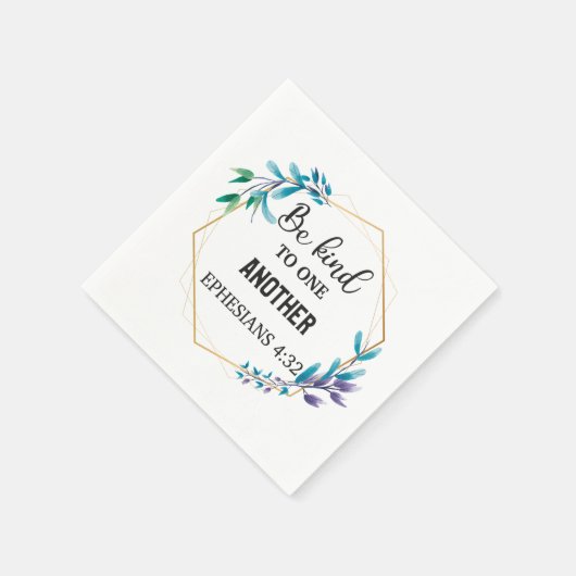 Seien freundlich miteinander serviette (Ecke)