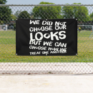 Seien freundlich zueinander banner