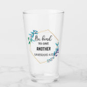 Seien freundlich zueinander glas (Vorderseite)