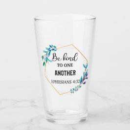 Seien freundlich zueinander glas