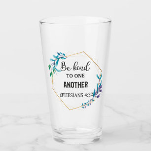 Seien freundlich zueinander glas