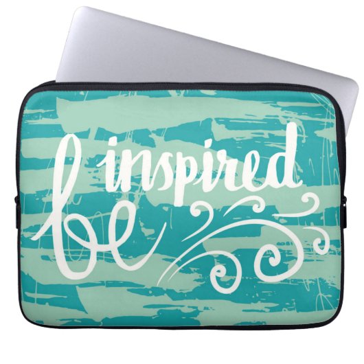 Seien inspiriert Sie Laptopschutzhülle (Vorderseite)