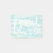 Seien inspiriert Sie Post-it Klebezettel (Vorderseite)