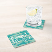 Seien inspiriert Sie Rechteckiger Pappuntersetzer (Vor Ort)