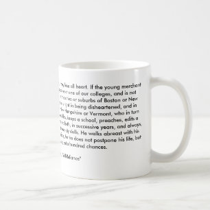 Seien nicht entmutigt Sie Kaffeetasse