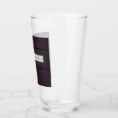 Seien optimistische positive Worte rustikalen Look Glas (Links)