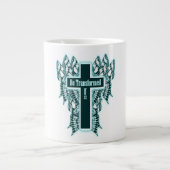 Seien - Römer-12:2 umgewandelt Sie Jumbo-Tasse (Vorderseite)