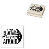 Seien Sie abscheulich Geist und Fledermäuse Gummistempel (Stempel)