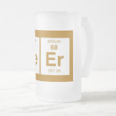 Seien Sie äh Mattglas Bierglas (VorderseiteRechts)