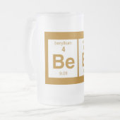 Seien Sie äh Mattglas Bierglas (Vorderseite Links)