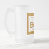 Seien Sie äh Mattglas Bierglas (Links)