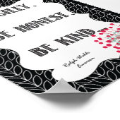 Seien Sie Albern, seien Sie ehrlich, seien Sie net Poster (Ecke)