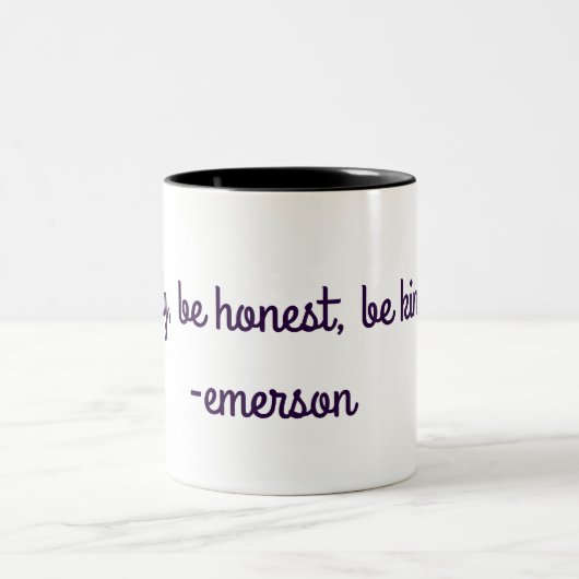 Seien Sie albern, seien Sie ehrlich, seien Sie Zweifarbige Tasse (Mittel)