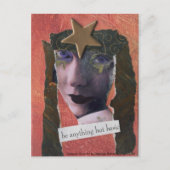 SEIEN SIE ALLES, ABER EINE BASISCHE Postkarte (Vorderseite)