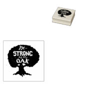 Seien Sie als Eiche stark Gummistempel (Stempel)