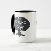Seien Sie als Eiche stark Tasse (Vorderseite Links)