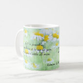 Seien Sie am Frieden mit allen - Römer-12:18 Kaffeetasse (Vorderseite Links)