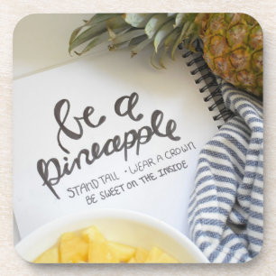 Seien Sie Ananas Getränkeuntersetzer