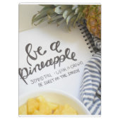 Seien Sie Ananas Klemmbrett (Rückseite)