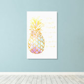 Seien Sie Ananas Leinwanddruck (Insitu (Holzboden))