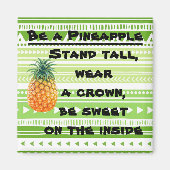 Seien Sie Ananas Magnet (Vorne)