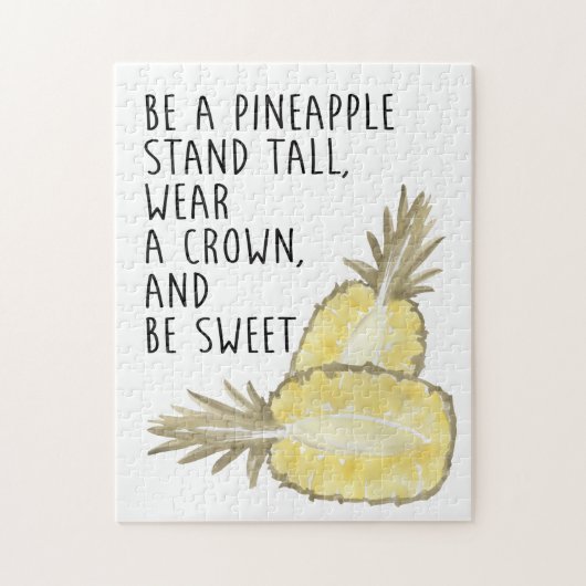 Seien Sie Ananas Seien Sie groß, tragen Sie eine K Puzzle (Vertikal)