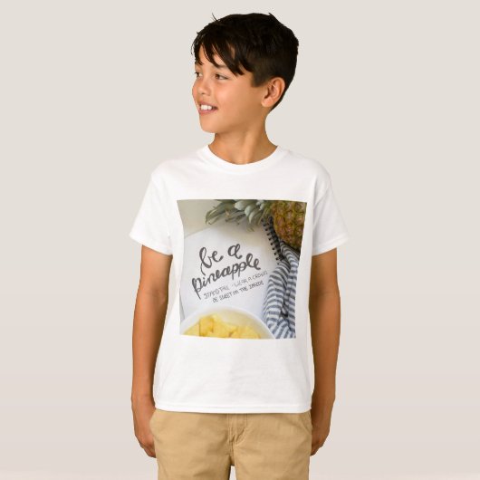 Seien Sie Ananas T-Shirt (Vorne ganz)